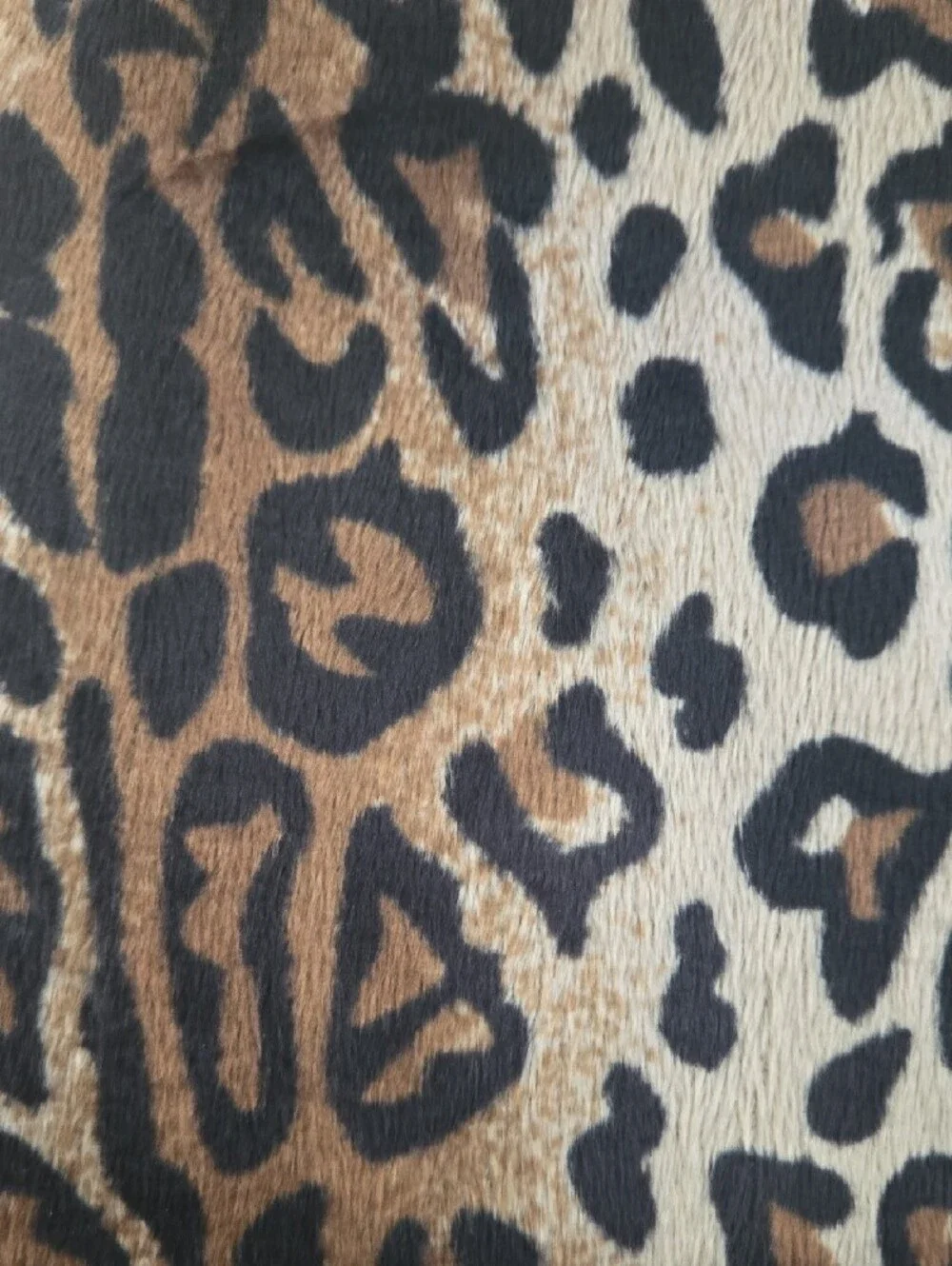 Vintage Style Faux Fur Leopard Pencil Skirt 10